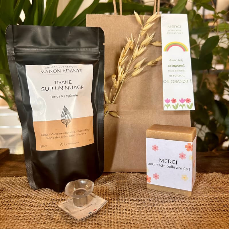 Coffret Tisane, savon et porte-savon Coffret Tisane, savon et porte-savon
